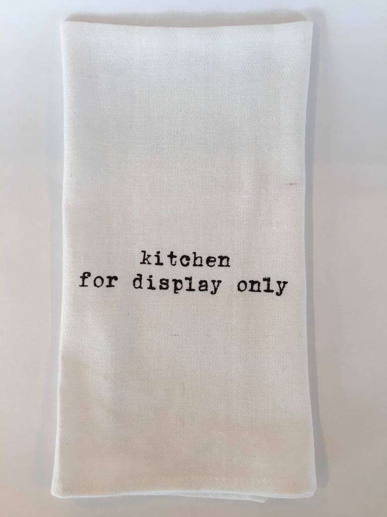 tea towel- kitchen for display only