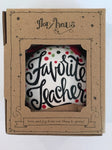 favorite teacher puff ornament