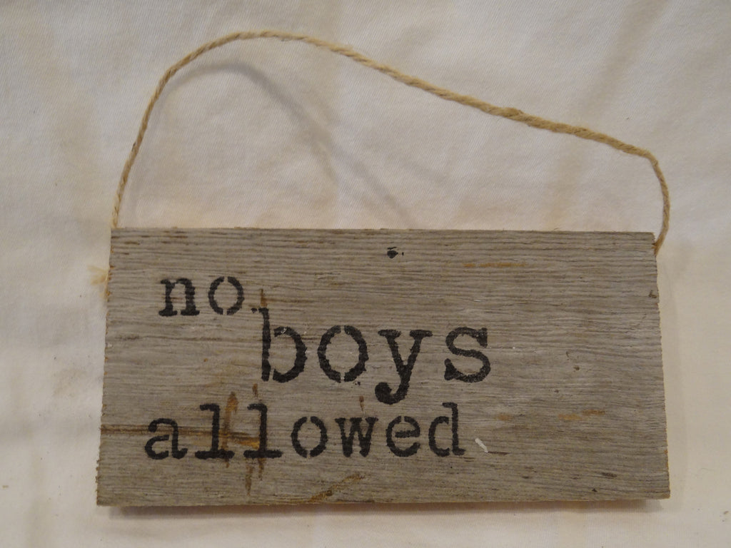 no boys allowed
