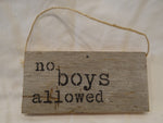 no boys allowed