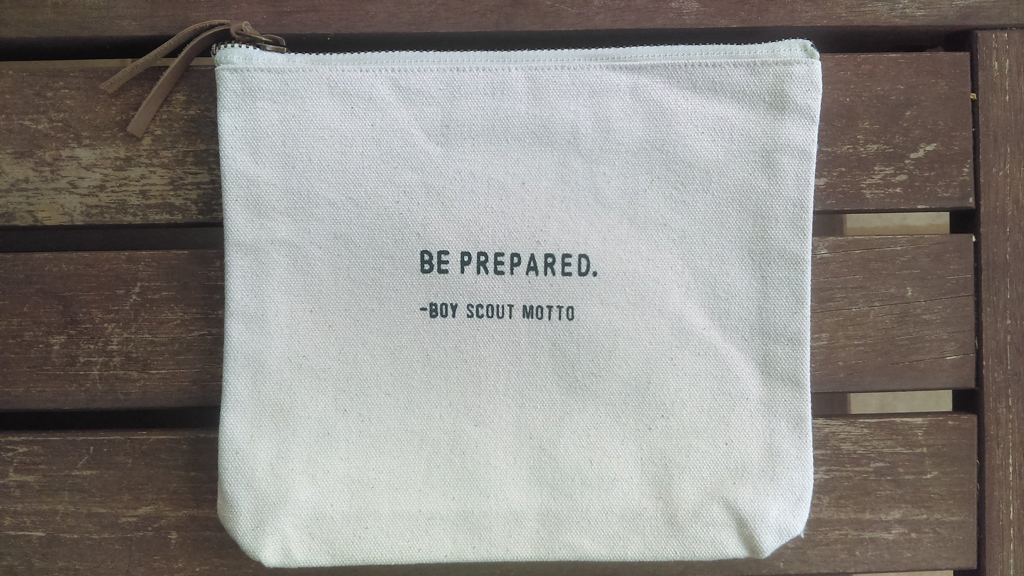 canvas bag - be prepared