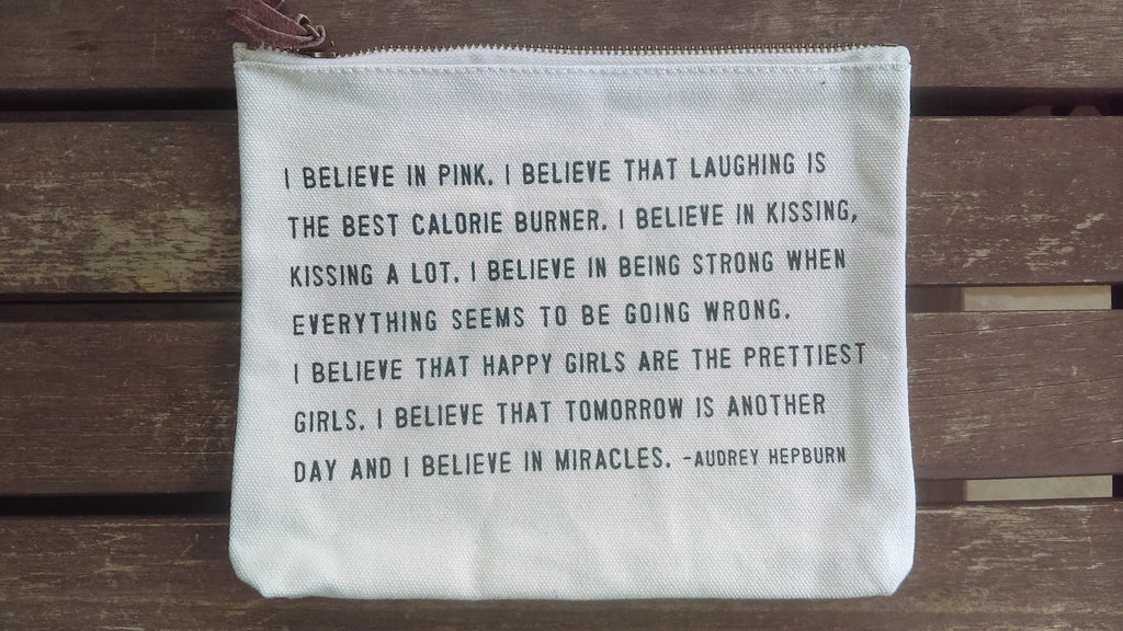 canvas bag - I believe