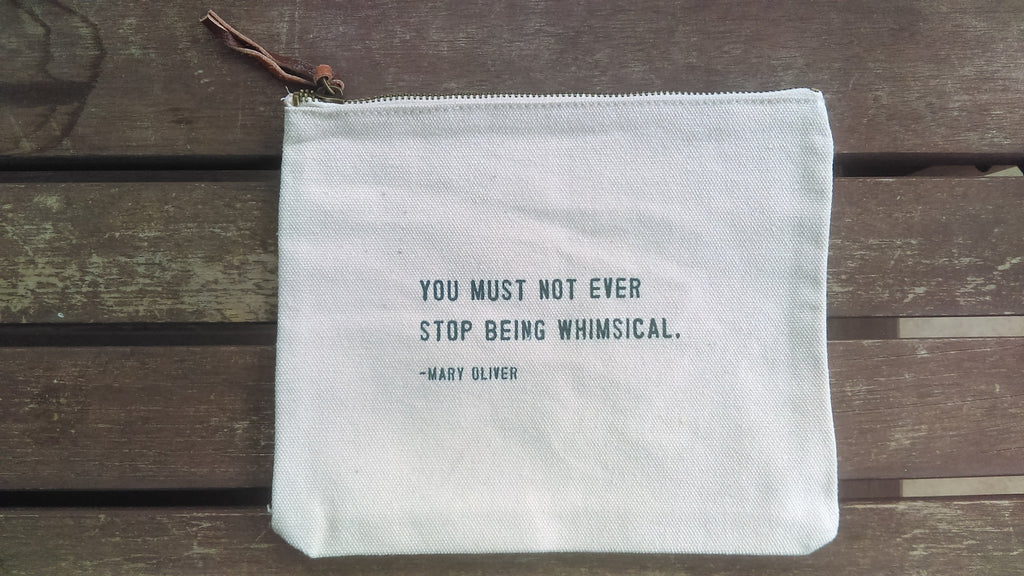 canvas bag - you must not ever stop