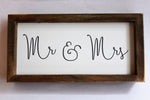 mr & mrs wide frame