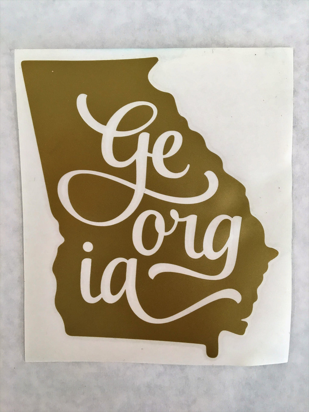 georgia decal