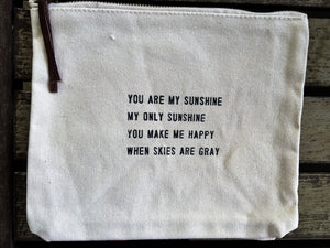 canvas bag - you are my sunshine