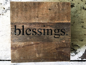 blessings sign