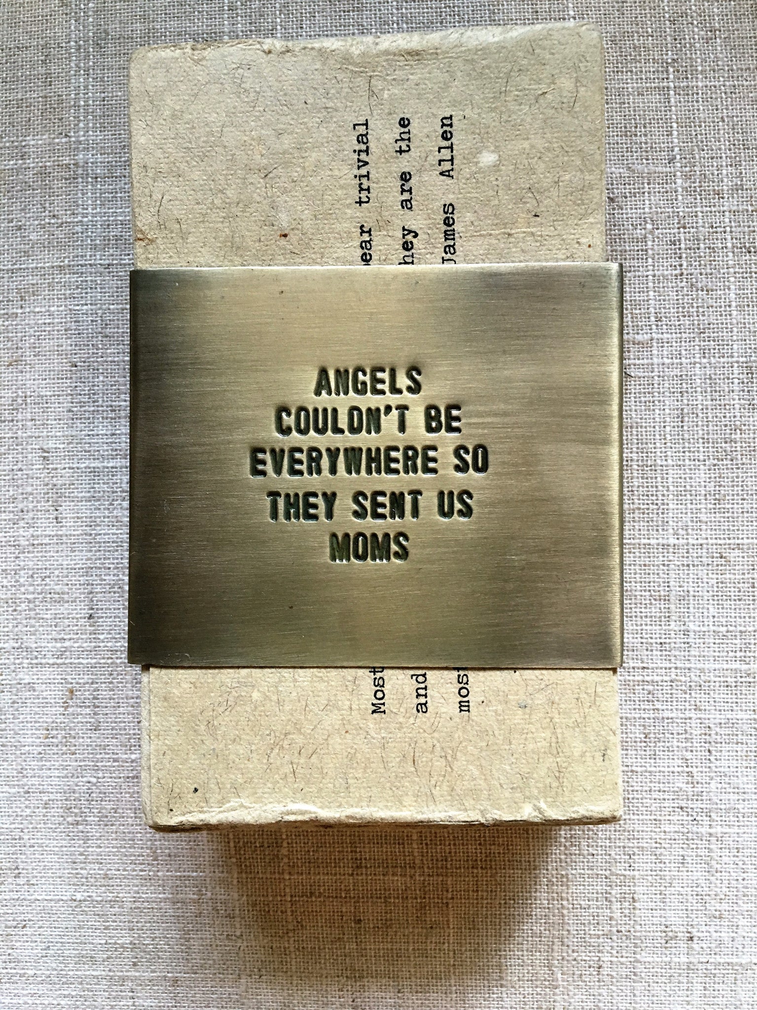brass paper cuff - angels