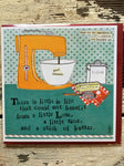 stick of butter card