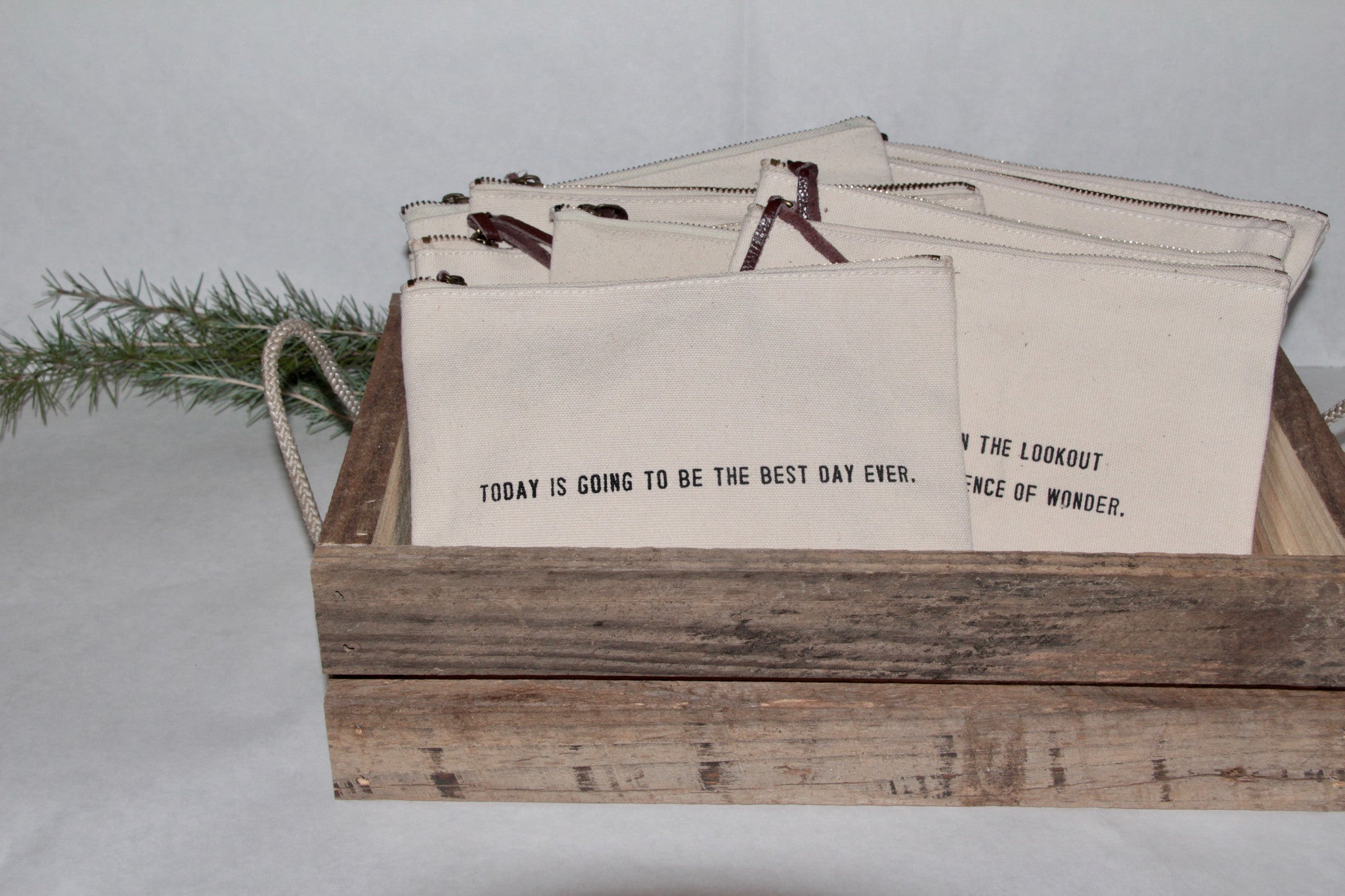 canvas bag - put good things into the world