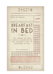 breakfast in bed ticket
