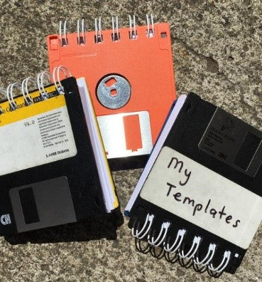 floppy disk notepad