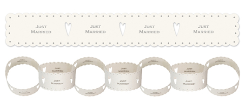 paper chain- just married