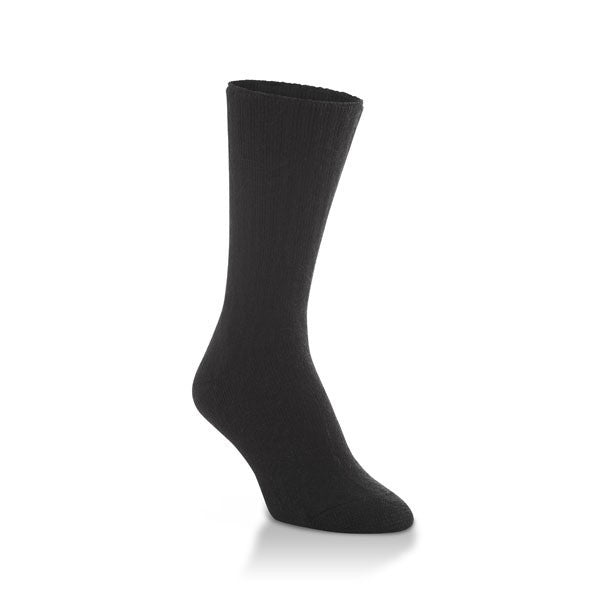 the world's softest socks (crew length classic black)